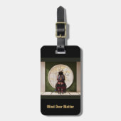 Japanse samoeraigedistilleerde Bagagelabel 一期一会 (Voorkant verticaal)