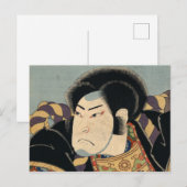 Japanse Samurai Briefkaart (Voorkant / Achterkant)