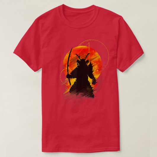 Japanse Samurai Bushido Code 1 T-shirt (Design voorkant)
