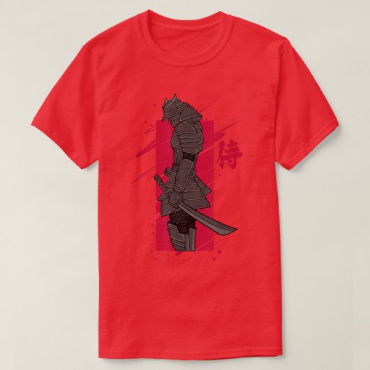 Japanse Samurai Bushido Code 3 T-shirt (Design voorkant)