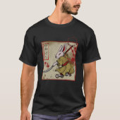 Japanse Samurai Bushido Rabbit Warrior Ol T-shirt (Voorkant)