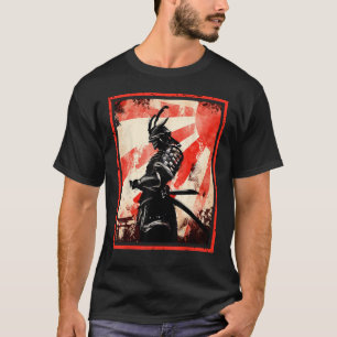 Japanse Samurai Bushido Ronin Rising Sun Katana S T-shirt