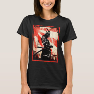Japanse Samurai Bushido Ronin Rising Sun Katana S T-shirt