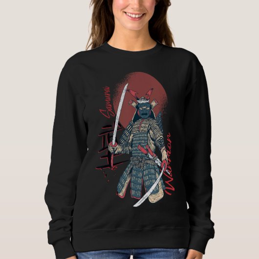 Japanse Samurai Bushido Warrior houdt het vast Trui (Voorkant)