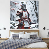 Japanse Samurai canvasprint Canvas Afdruk (Insitu (Slaapkamer))