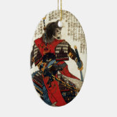 Japanse Samurai Cool Oriental Classic Warrior Art Keramisch Ornament (Rechts)