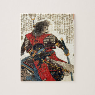 Japanse Samurai Cool Oriental Classic Warrior Art Legpuzzel
