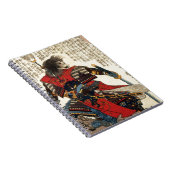 Japanse Samurai Cool Oriental Classic Warrior Art Notitieboek (Rechterzijde)
