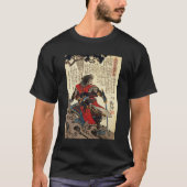 Japanse Samurai Cool Oriental Classic Warrior Art T-shirt (Voorkant)