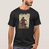 Japanse Samurai Cool Oriental Classic Warrior Art T-shirt (Voorkant)