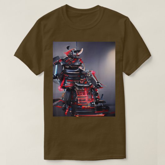 Japanse Samurai CyberPunk Graphic T-Shirt Copy Co (Design voorkant)