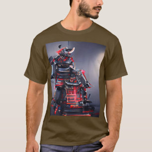 Japanse Samurai CyberPunk Graphic T-Shirt Copy Co
