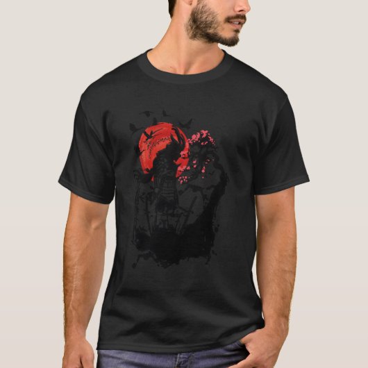 Japanse Samurai Fighter T-shirt (Voorkant)