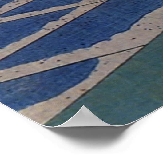  Japanse Samurai-gevecht Poster (Hoek)