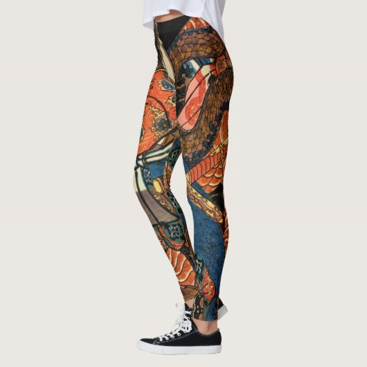 Japanse Samurai-gevechtspython Leggings (Links)