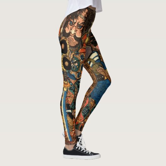 Japanse Samurai-gevechtspython Leggings (Rechts)