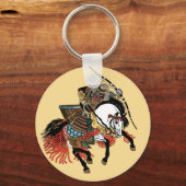 Japanse samurai horseman sleutelhanger (Voorkant)