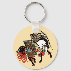 Japanse samurai horseman sleutelhanger