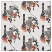 Japanse samurai horseman stof (Swatch)