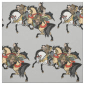 Japanse samurai horseman stof (Swatch)