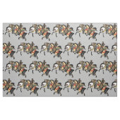 Japanse samurai horseman stof (Fat Quarter)