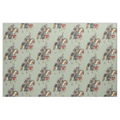 Japanse samurai horseman stof (Fat Quarter)