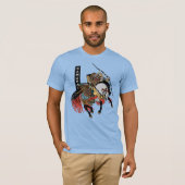 Japanse samurai horseman T-Shirt (Voorkant volledig)
