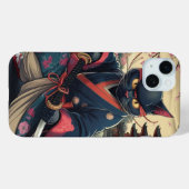 Japanse Samurai Kat Kimono Zwaard Case-Mate iPhone Case (Achterkant (horizontaal))