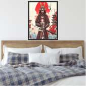 Japanse Samurai Krijger  Canvas Afdruk (Insitu (Slaapkamer))