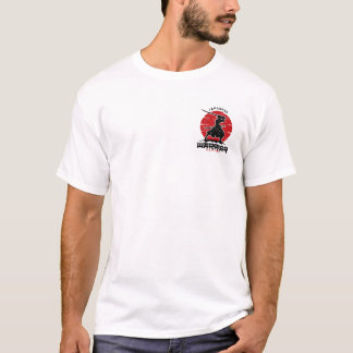 Japanse Samurai Krijger Vintage Grafische T-Shirt