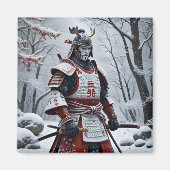 Japanse Samurai-magneet Magneet (Voorkant)