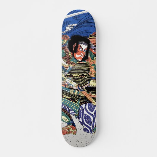 Japanse Samurai Nichijo Jiro Tadanori-strijder Persoonlijk Skateboard (Voorkant)