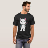 Japanse Samurai Ninja Kat Japanse Samurai Ninja K T-shirt (Voorkant volledig)