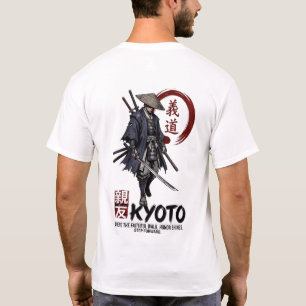 Japanse Samurai Ronin Krijger Kyoto Bushido Kunst T-shirt