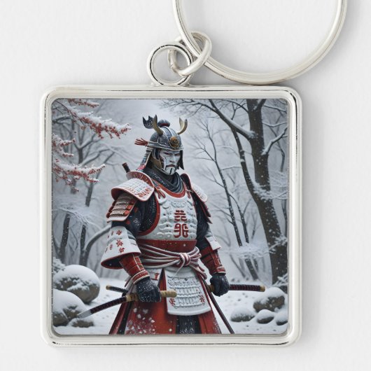 Japanse Samurai sleutelhanger (Voorkant)