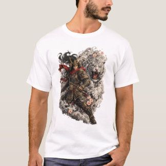 Japanse Samurai Tijger Tattoo T-Shirt | Irezumi Wa