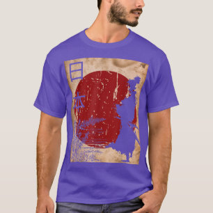 Japanse samurai-vintage (2) t-shirt
