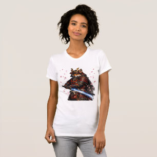 Japanse Samurai Vos Kitsune Krijger T-Shirt