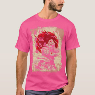 Japanse Samurai Warrior Bushido Code, zwaardsman T-shirt