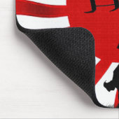 Japanse Samurai Warrior Flag Art Muismat (Hoek)