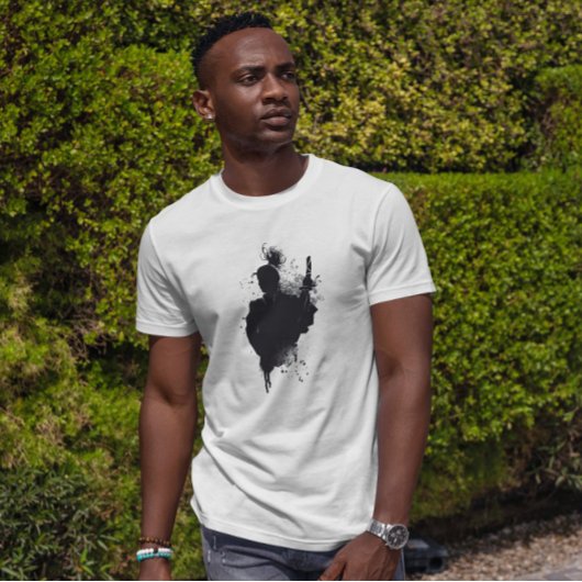 Japanse Samurai Warrior Ink Art T-shirt