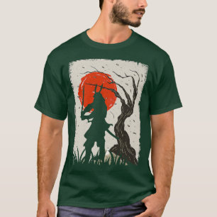 Japanse Samurai Warrior Japan Szwaardsman (2) T-shirt