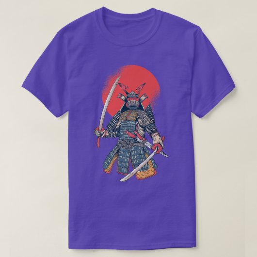 Japanse Samurai Warrior Japanse Sun T-shirt (Design voorkant)