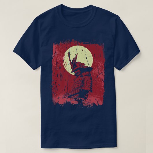 Japanse Samurai Warrior Japanse vechter (2) T-shirt (Design voorkant)
