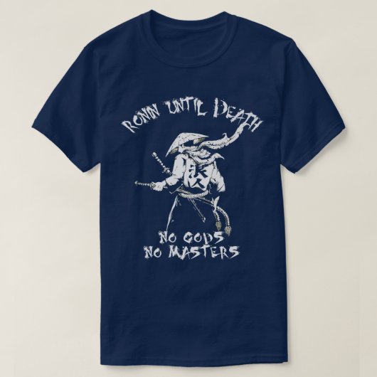 Japanse Samurai Warrior Klassieke Retro Ron T-shirt (Design voorkant)