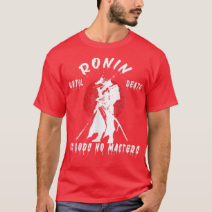 Japanse Samurai Warrior  Klassieke Retro Ron T-shirt