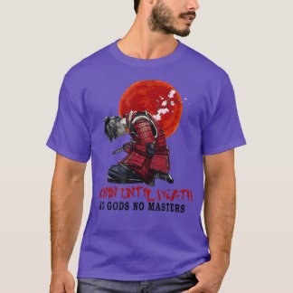 Japanse Samurai Warrior  Klassieke Retro Ron T-shirt