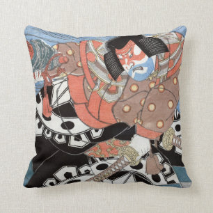 Japanse Samurai Warrior Kussen