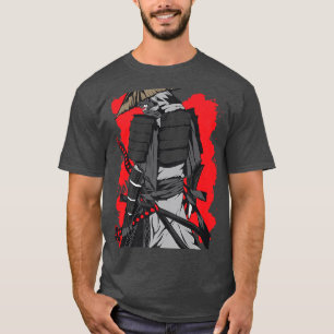 Japanse Samurai Warrior met zwaard en Bushido Co T-shirt