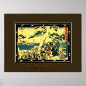 Japanse Samurai werkte de Reproduction bij Poster (Voorkant)